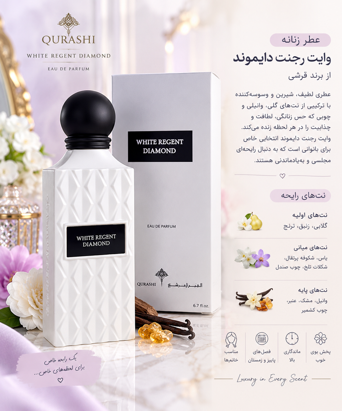 ادکلن وایت رجنت ابراهیم قریشی ابراق 200میل